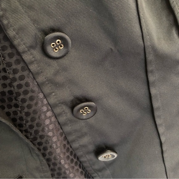 Rene Lezard Black Taffeta Fitted Blazer - Picture 7 of 16